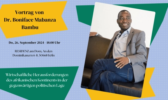 Vortrag von Dr. Boniface Mabanza Bambu